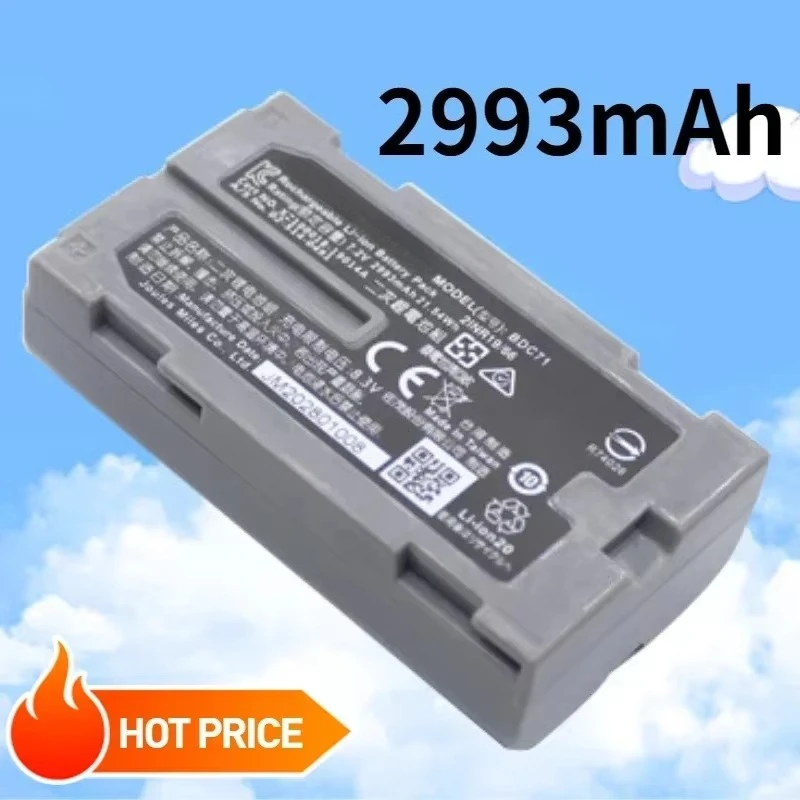 7.2V 2993mAh BDC71 Is Suitable for TPC Total Station CX-52 ES-52 GM52 Lithium Battery with Large Capacity Consumer Electronics