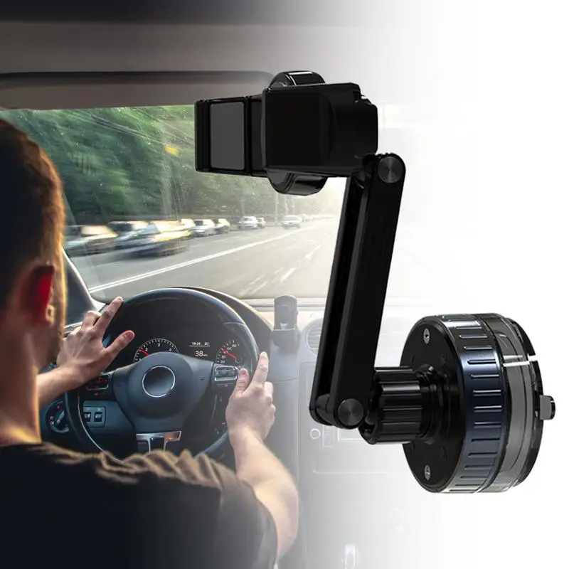 Soporte de succión para teléfono de coche, soporte estable para parabrisas, estante para teléfono móvil, soporte Flexible para teléfono inteligente al vacío, soporte de montaje para vehículo