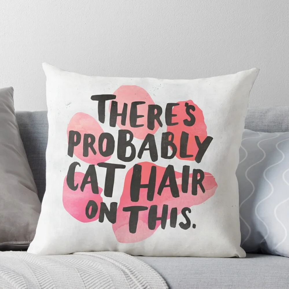 

There's Probably Cat Hair On This Throw Pillow Cushion Child ornamental pillows for living room Couch Pillows