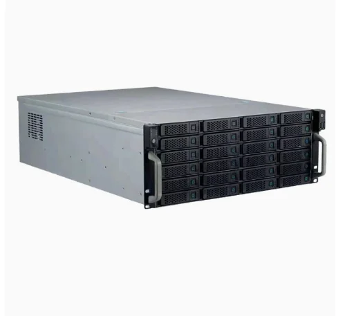 4U 24 Bays Hot Swap Server Chassis Rackmount Storage Server Case Support SAS SATA HDD