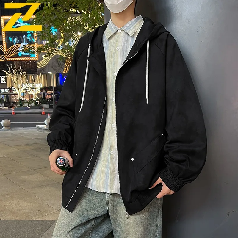 COMXZ Men Rider Jacket 2025 Fashion Classic Outdoor Fly Fishing Climbing Lightweight Windbreaker Coat Autumn Techwear Jacket