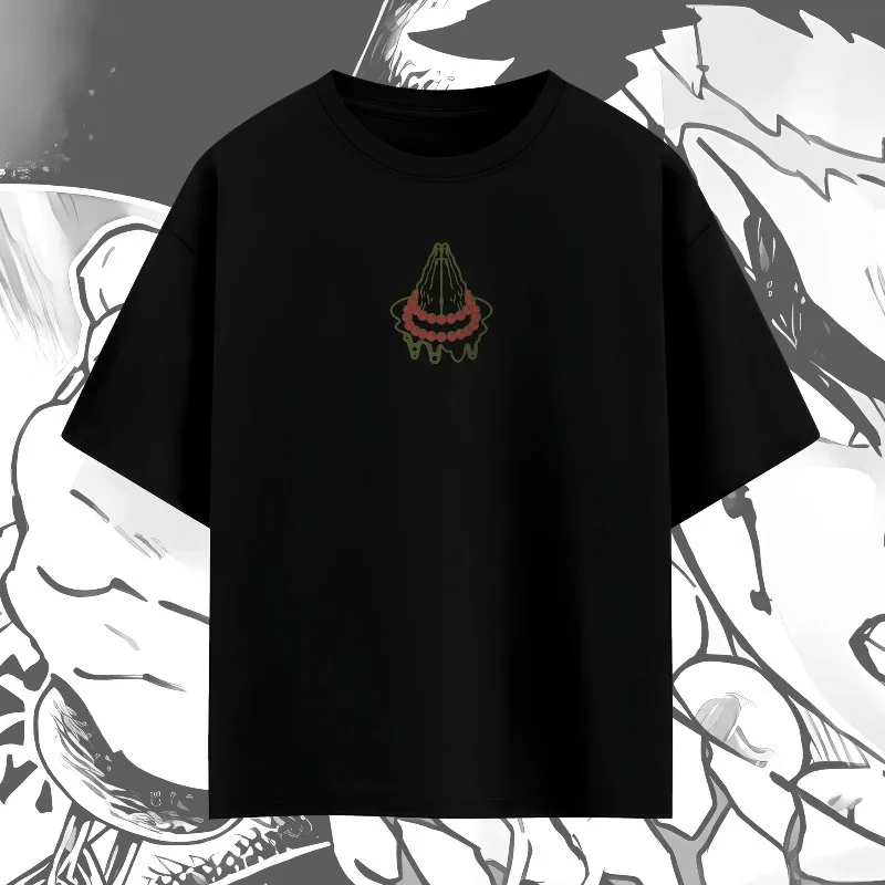 Summer Men's Women’s T-shirts Japanese Anime Demon Slayer Himejima Gyomei Graphic Clothing Harajuku Y2K Oversized Cotton Tops