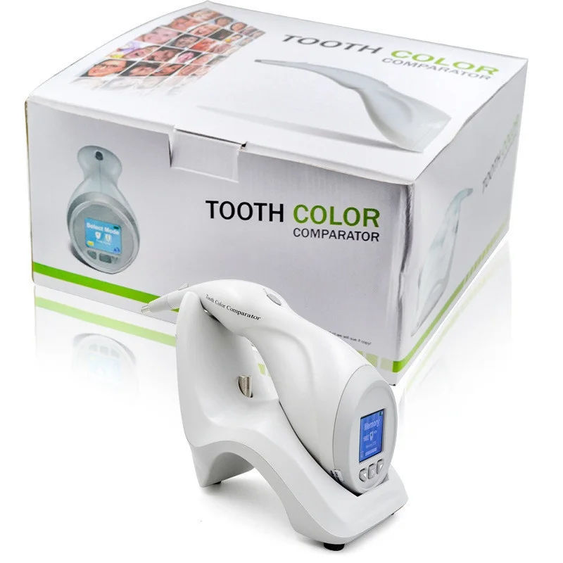 Dental Digital Shade Guide LED Tooth Teeth Whitening Color Comparator Machine with Four Colorimetric Systems