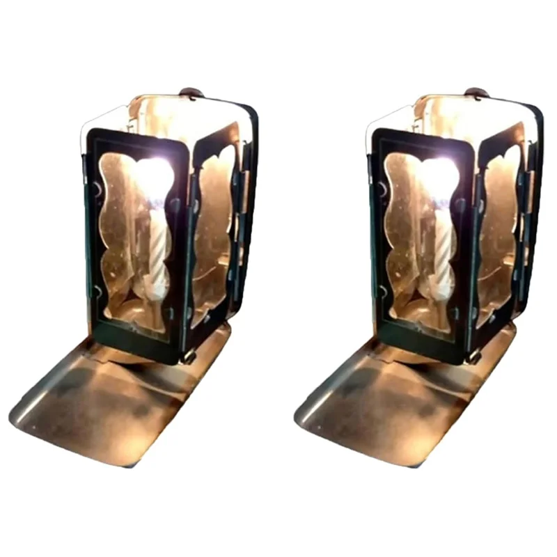 ABRB-2X faltbare Taschenkerzenlaterne, Taschenkerzenlaterne, faltbare Kerzenlaterne, (KEINE Kerze)