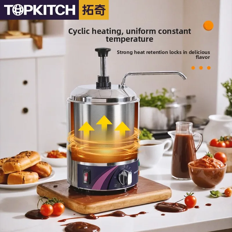 CX Commercial Warm Juice Pump Extrusion Design Independent Temperature Control Sauce Machine Insulation