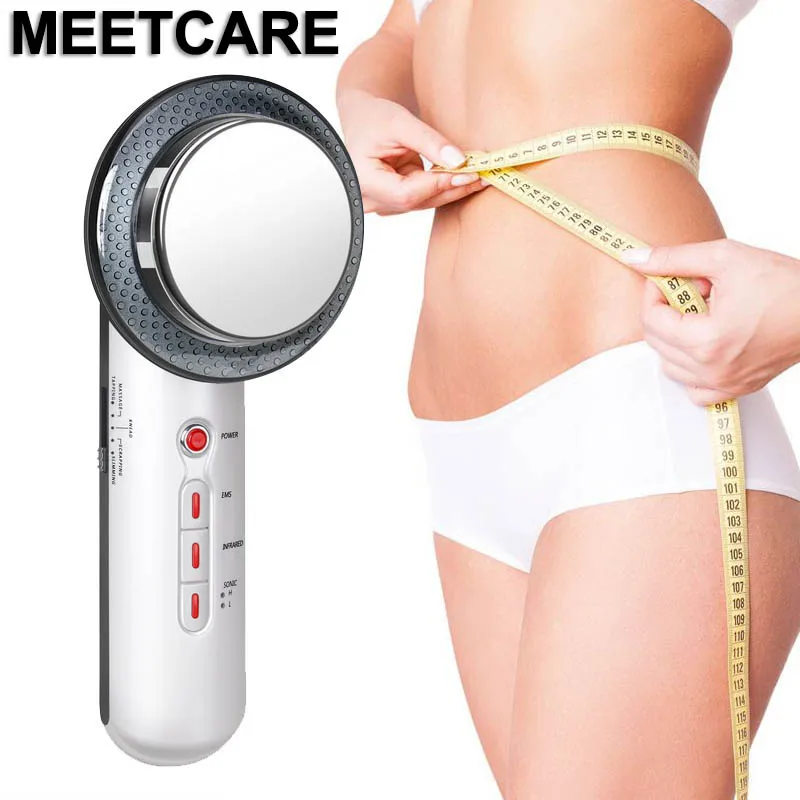 3 in 1 EMS Ultrasonic Body Fat Burner EMS Galvanic Photon SPA Body Cavitation Slimming Machine Threapy Beauty Slim Cream Gel Set