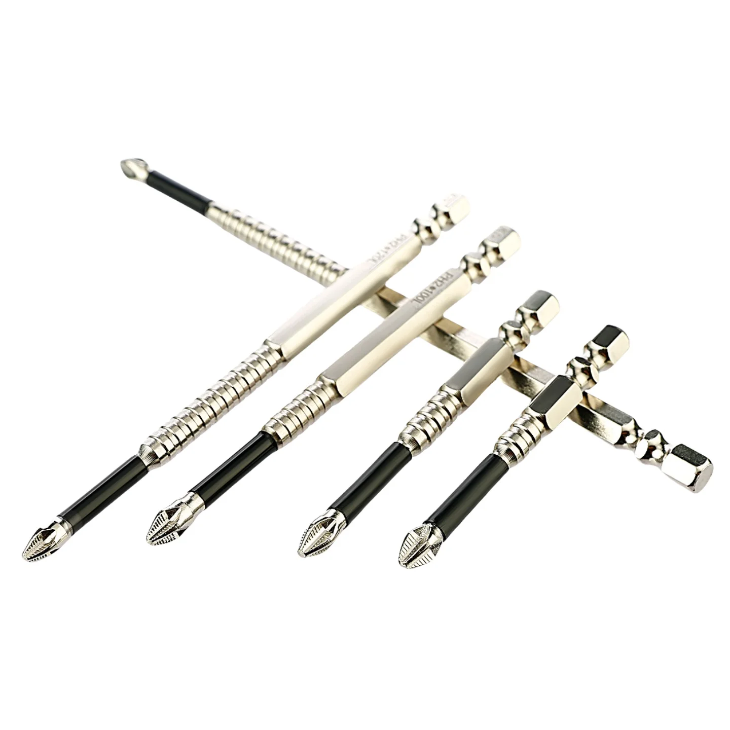 5/7 قطعة K5 المضادة للانزلاق صدمة واقية بت مفك بت صلابة عالية قوية المغناطيسي 25/50/65/75/100/120/150 مللي متر مفك مجموعة