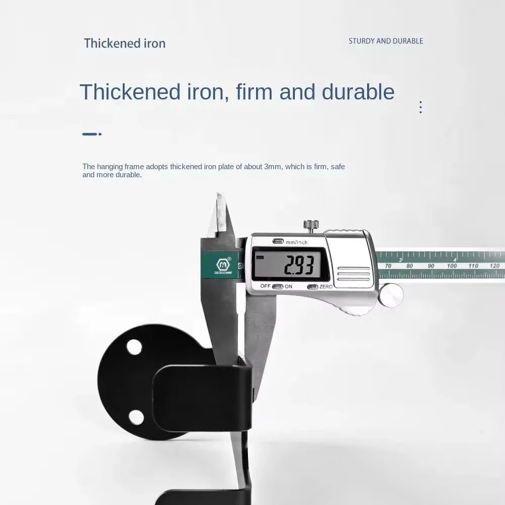 

New Space Saving Bike Holder Stand Vertical Storage Iron Construction Bike Wall Mount Adjustable Bicycle Storage Hanger