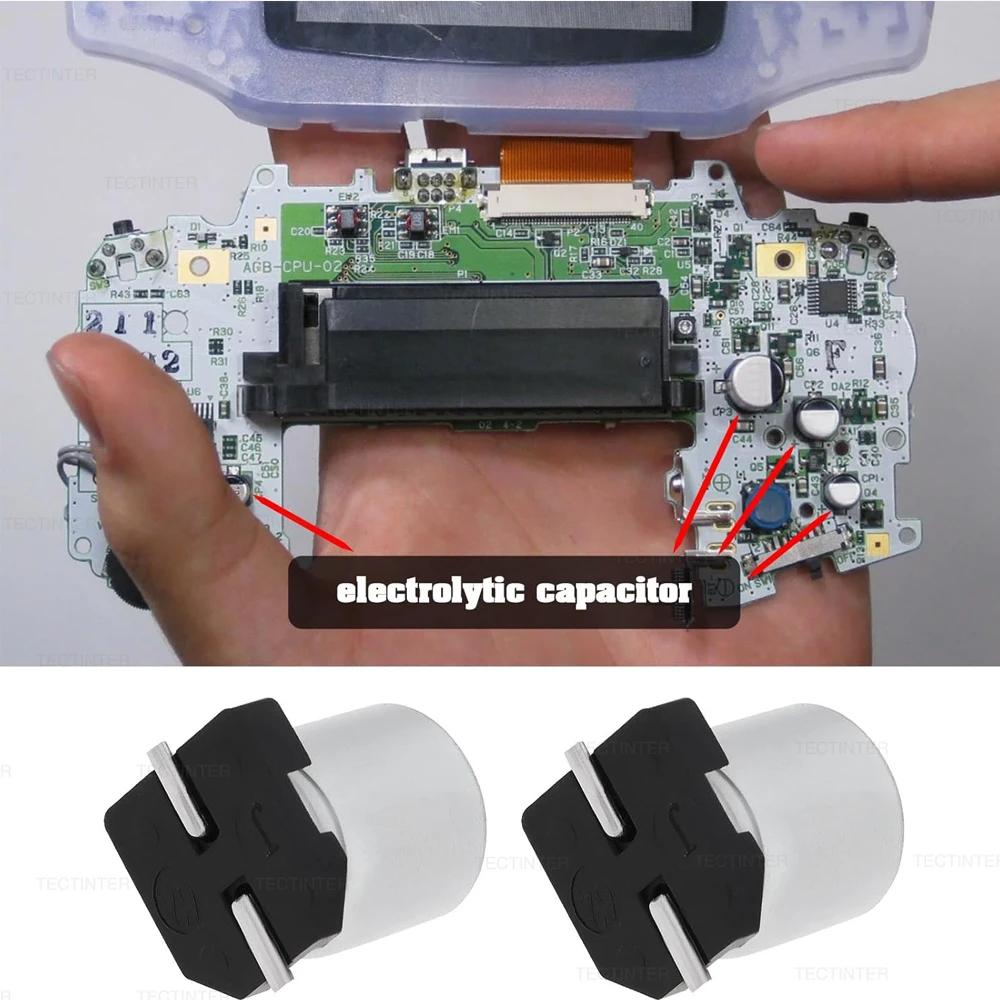 Mainboard Capacitor For GBA GBP GBC for Gameboy Pocket Power Inductor Replacement Parts For Gameboy Color Advance GBA SP GBC GBP