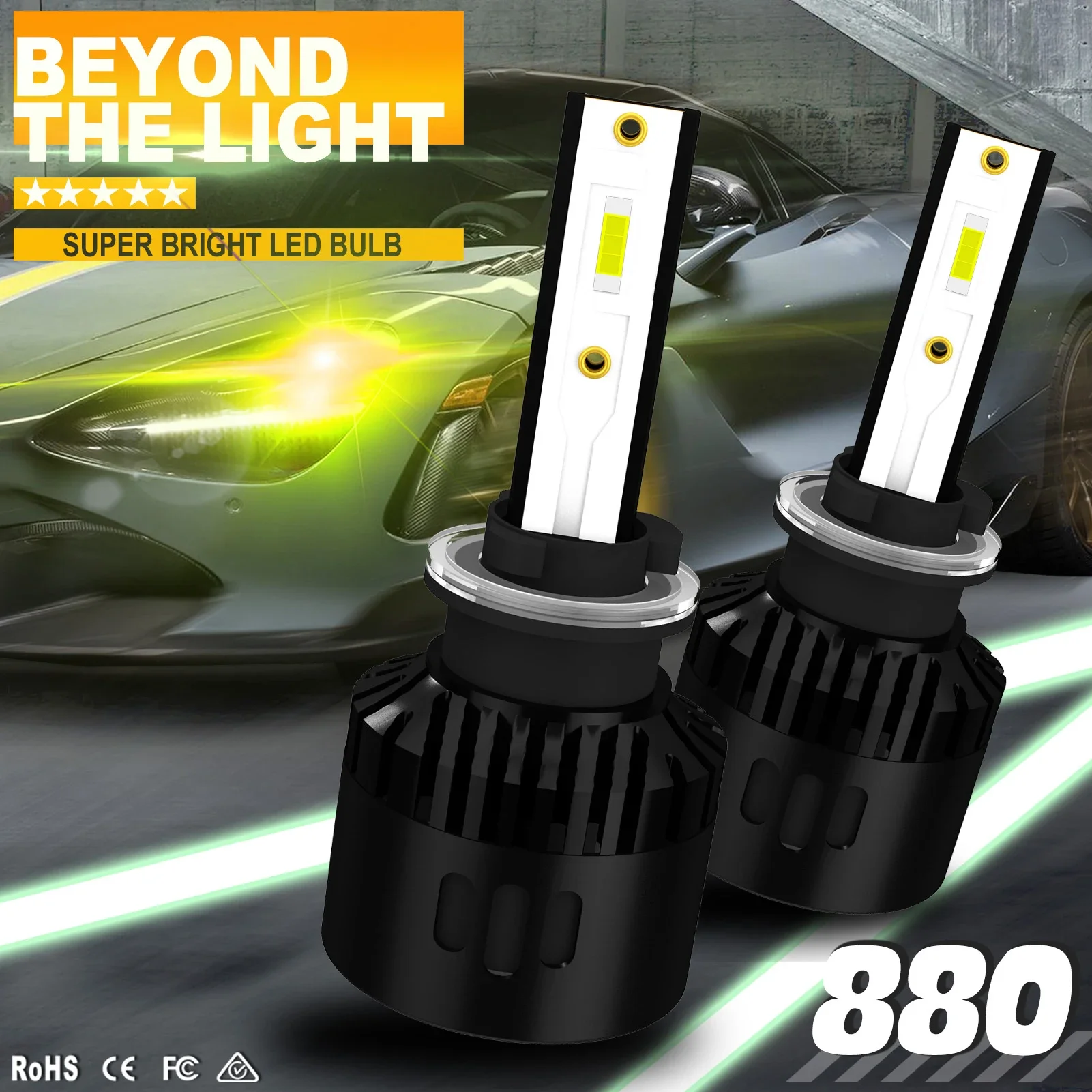 

16000LM 880 881 H27 LED Car Headlight Bulbs 9005 9006 H11 H7 H1 H4 H8 H9 HB4 HB3 HB2 Car Conversion Kit High Low Beam 3000K