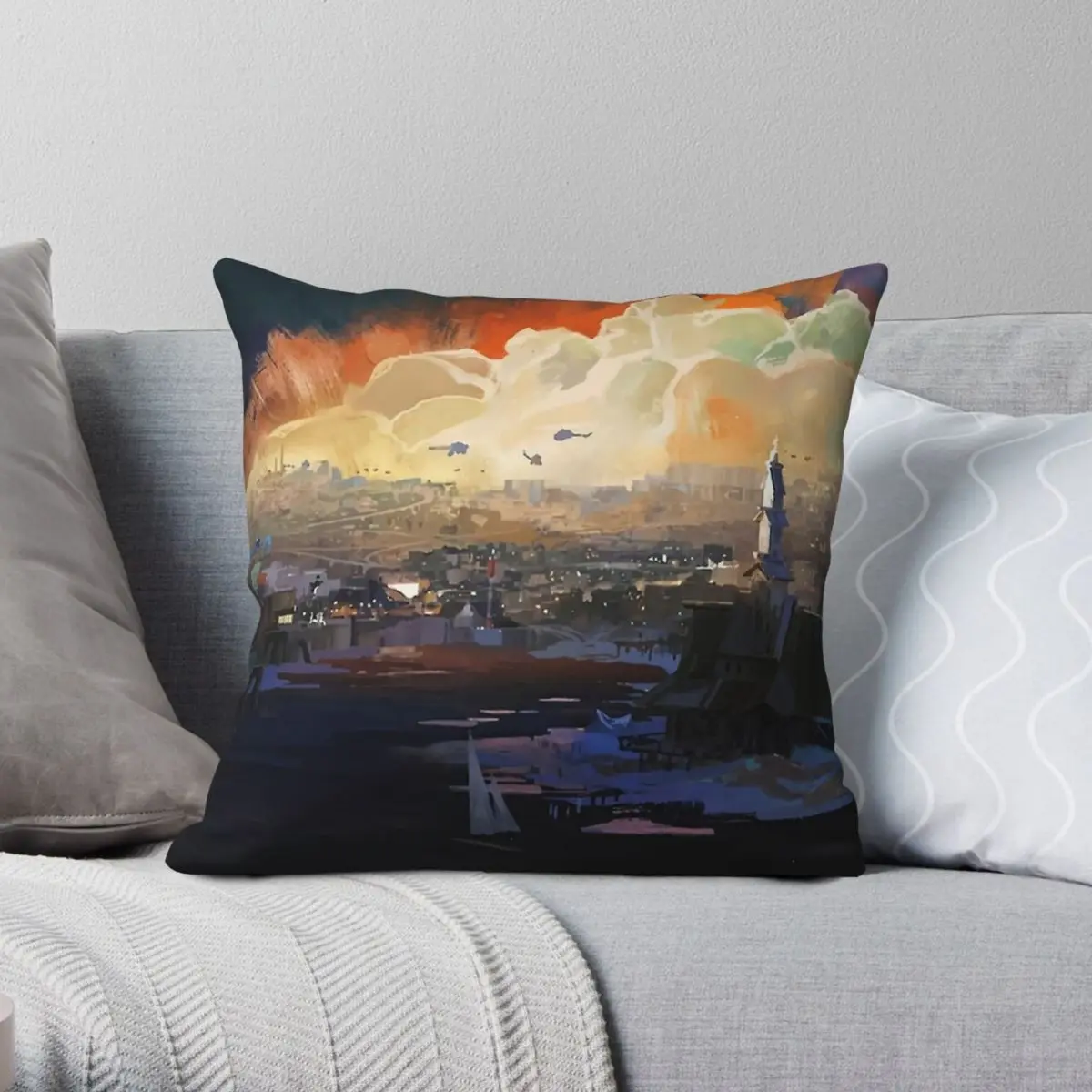 Disco Elysium Kim Kitsuragi Square Pillowcase Polyester Linen Velvet Pattern Zip Decor Pillow Case Bed Cushion Cover
