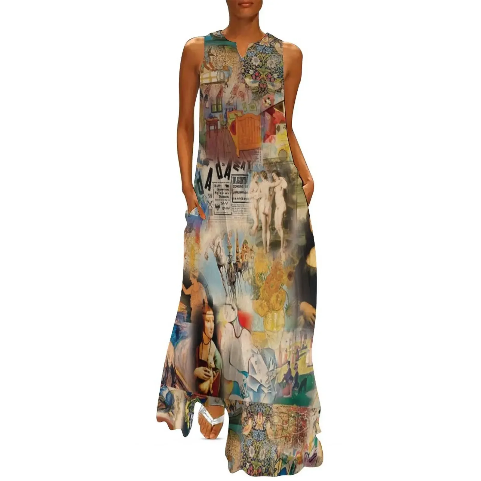 

History of art Long Dress luxury woman party dress Beachwear dress for women Party dresses for women