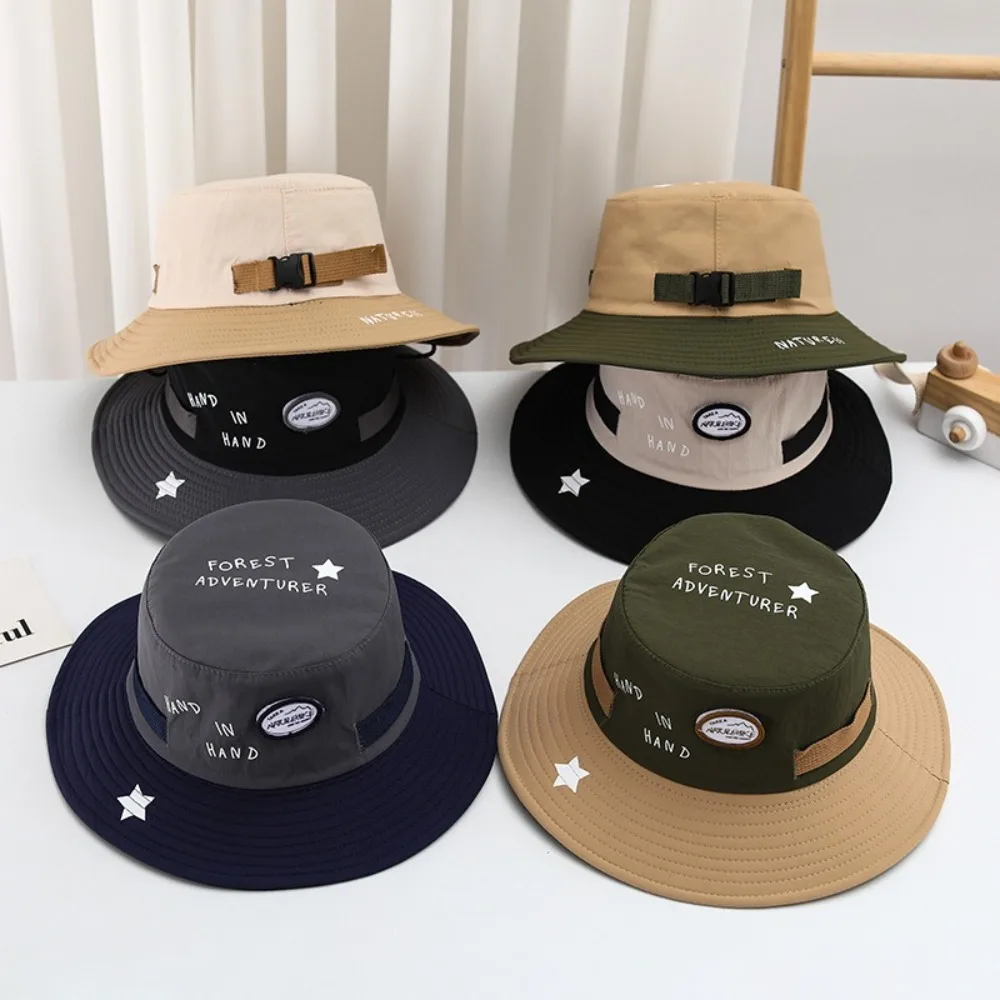

Fashion Trendy Bucket Hat Anti-UV Anti-Sun Fishing Cap Breathable Adjustable Fisherman Hat Summer