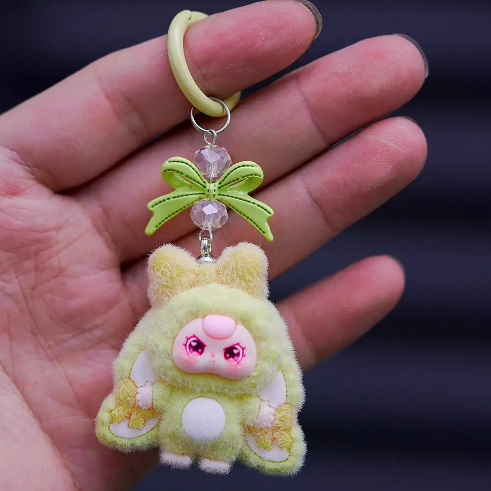 Mini Cartoon Baby Three Schlüsselanhänger süße Puppe Geschenk Diy Anhänger Zubehör Dekoration Kawaii Anhänger Tasche Anhänger