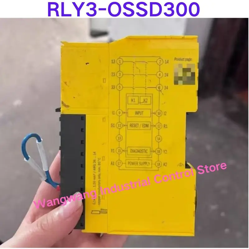 Second-hand test OK , Safety relay RLY3-OSSD300 Model 1099969