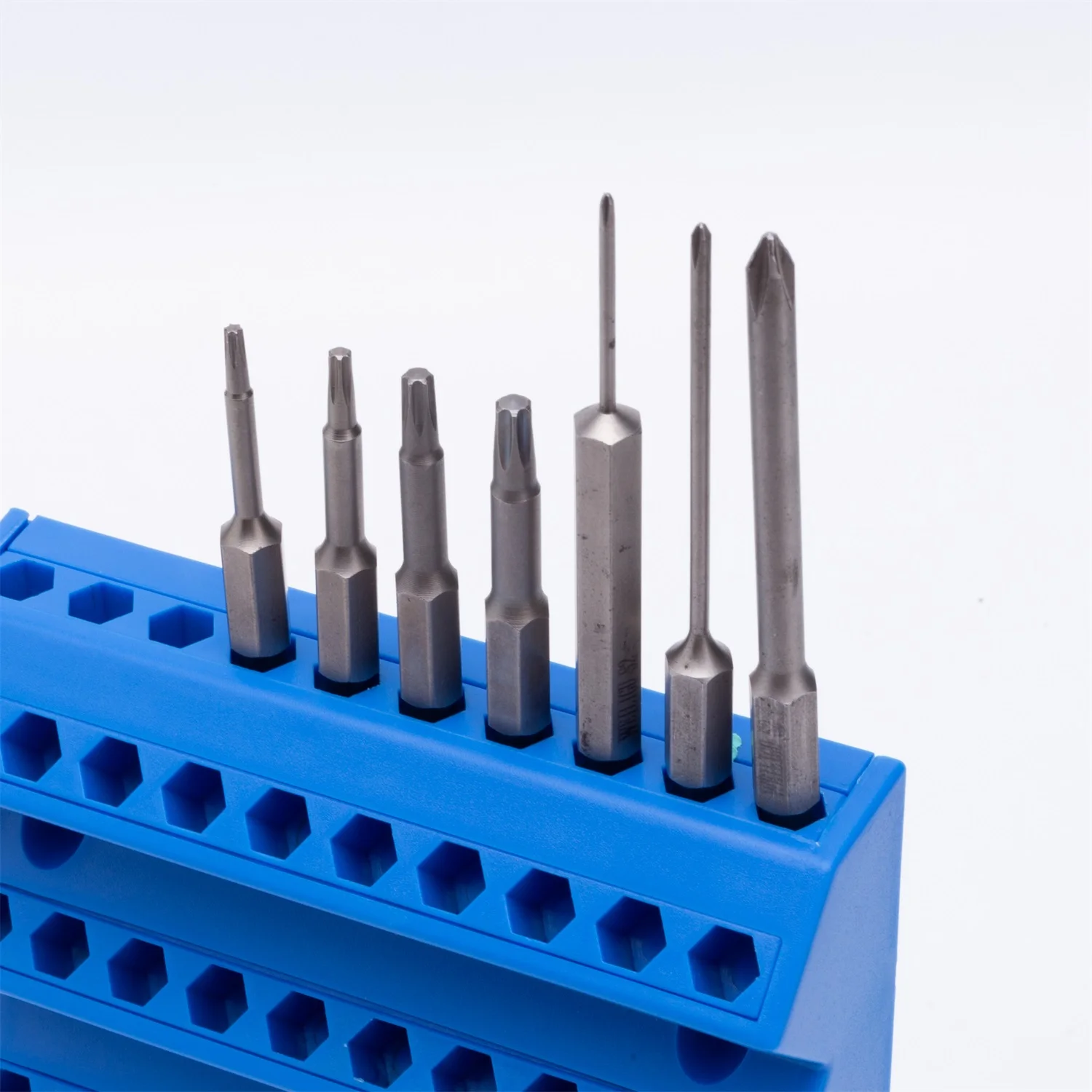 Hex Bit Holder Rack Hole Bit Storage 1/4 Inch Hex Screwdriver Organizer 1/4 In Hex Holder