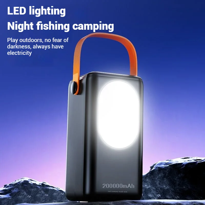 شاحن محمول 22.5 واط شحن سريع قوة البنك 80000 مللي أمبير يدعم 7 أجهزة لشحن البطارية الخارجية في وقت واحد