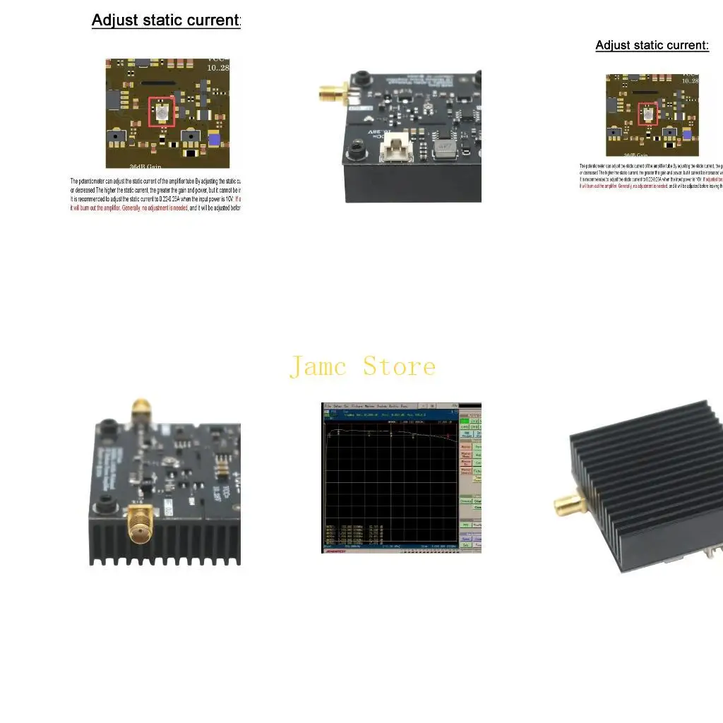

LX0B 1W Broadband Amplifiers Module 300MHz 2.8GHz For FM Radio And SDRs Applic