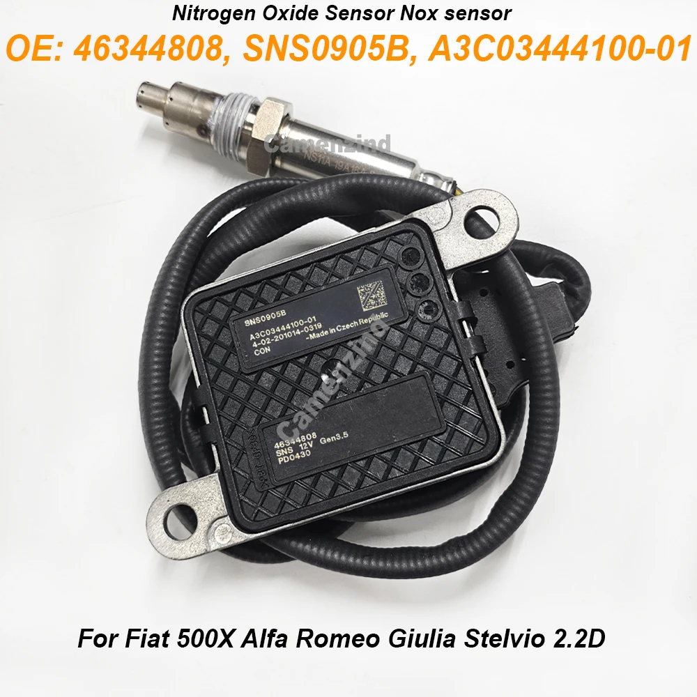 

46344808 SNS0905B Датчик азота и кислорода Nox Sensor A3C03444100-01 Высокое качество, подходит для Fiat 500X Alfa Romeo Giulia Stelvio 2.2D