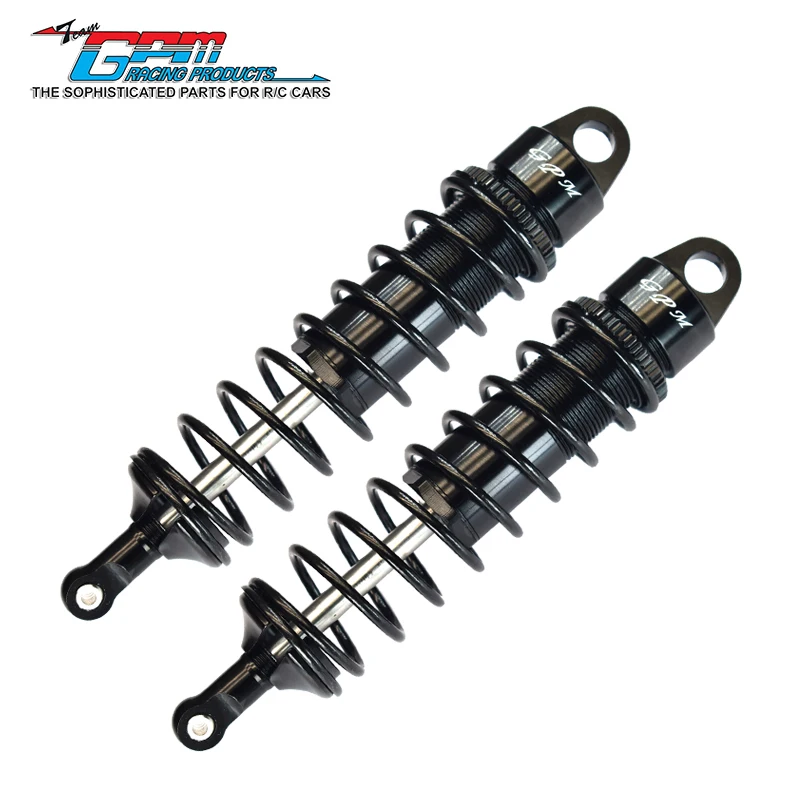 GPM Alloy Front Adjust Spring Dampers 128mm & 6mm Shaft For TRAXXAS 1/8 Sledge