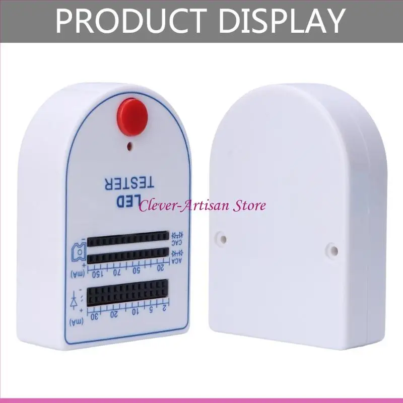 Box prueba LED portátil E06B mini lámpara bombilla diodo emisor luz 2 ~ 150