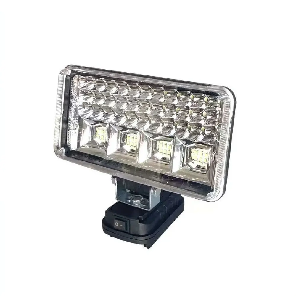 Durable LED Work Light For Makita Dayi Battery Operated Flood Lamp Rotating Emergency Lighting For Car Repair Camping