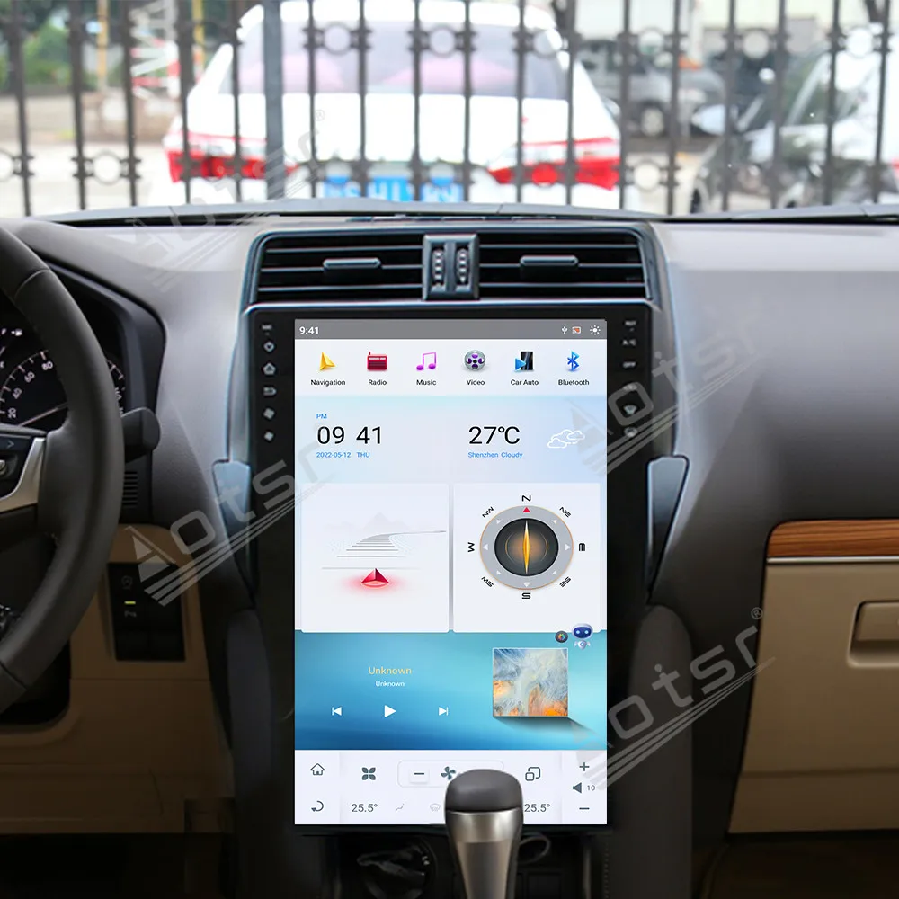 Auto Radio 16 "Android 13 CarPlay Für Toyota Prado 2018-2020 Touchscreen Multimedia Player GPS Navigation Kopf einheit DSP WIFI 4G