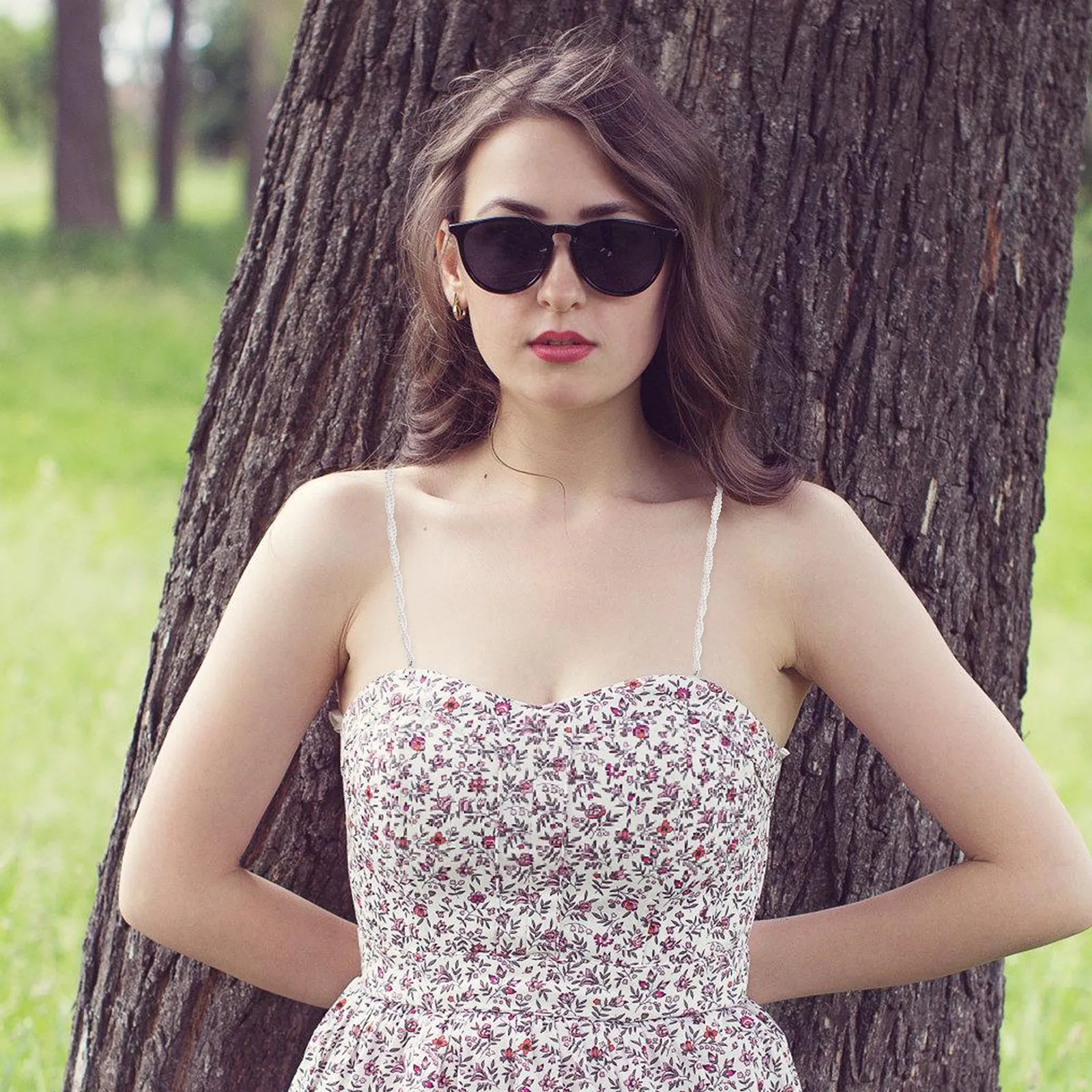 Tirantes de sujetador decorativos de doble capa con perlas, ajustables y extraíbles, para vestidos sin tirantes, trajes de baño, lencería y camisetas sin mangas.