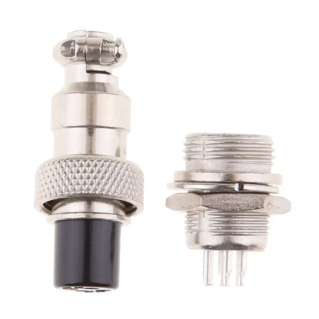 

4-контактный мужской и женский металлический авиационный разъем для панели, размер: 35