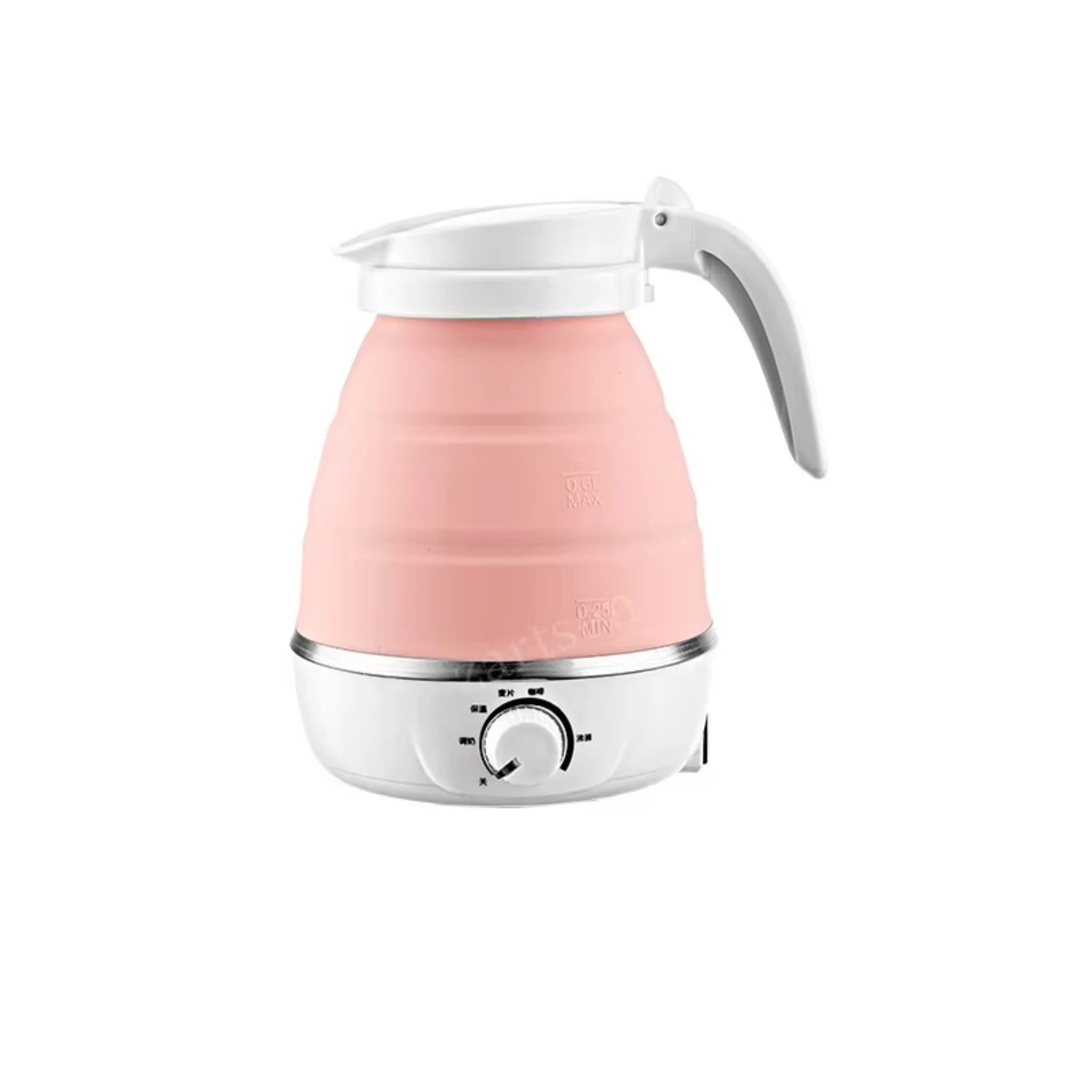 0.6L Mini Folding Kettle Portable Water Heater 600W Silicone Compression  Kettle  Kettle Easy To Travel