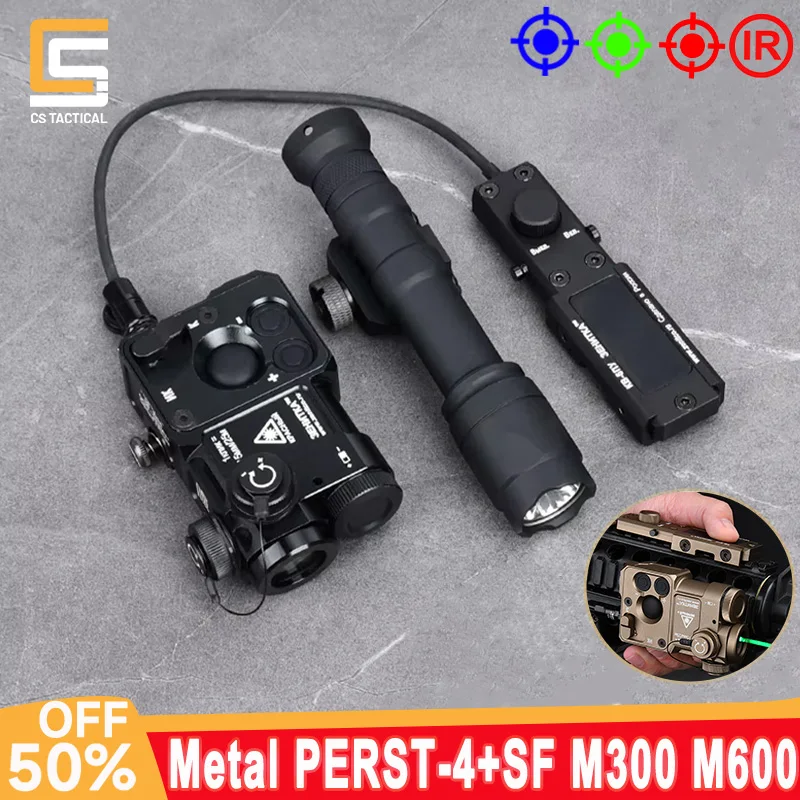 

All Metal Zenitco Perst 4 PERST-4 RED Dot IR Aiming GEN.3.0 Gun Hunting Weapon Light Tactical Surefir SF M300 M600 Flashlight