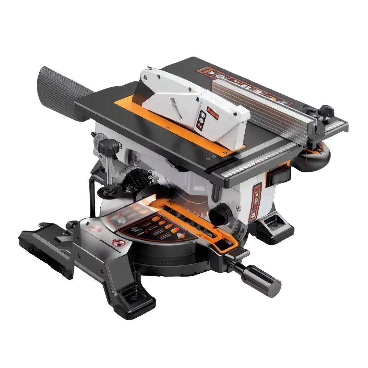 Serra composta KD-1800 Comprimento máximo de corte de 240 mm, dispositivo elétrico de fixação rápida, operação de deriva zero