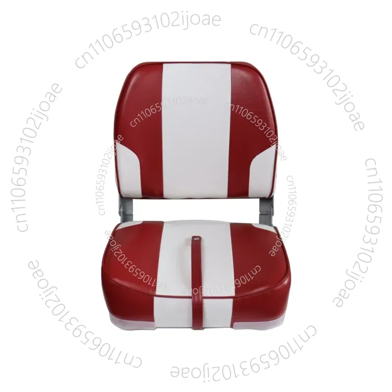 Red Seat PVC Leather Folding Low Back Seat Car Seat Marine Chair Yacht Luya Boat Fishing Boat Modification