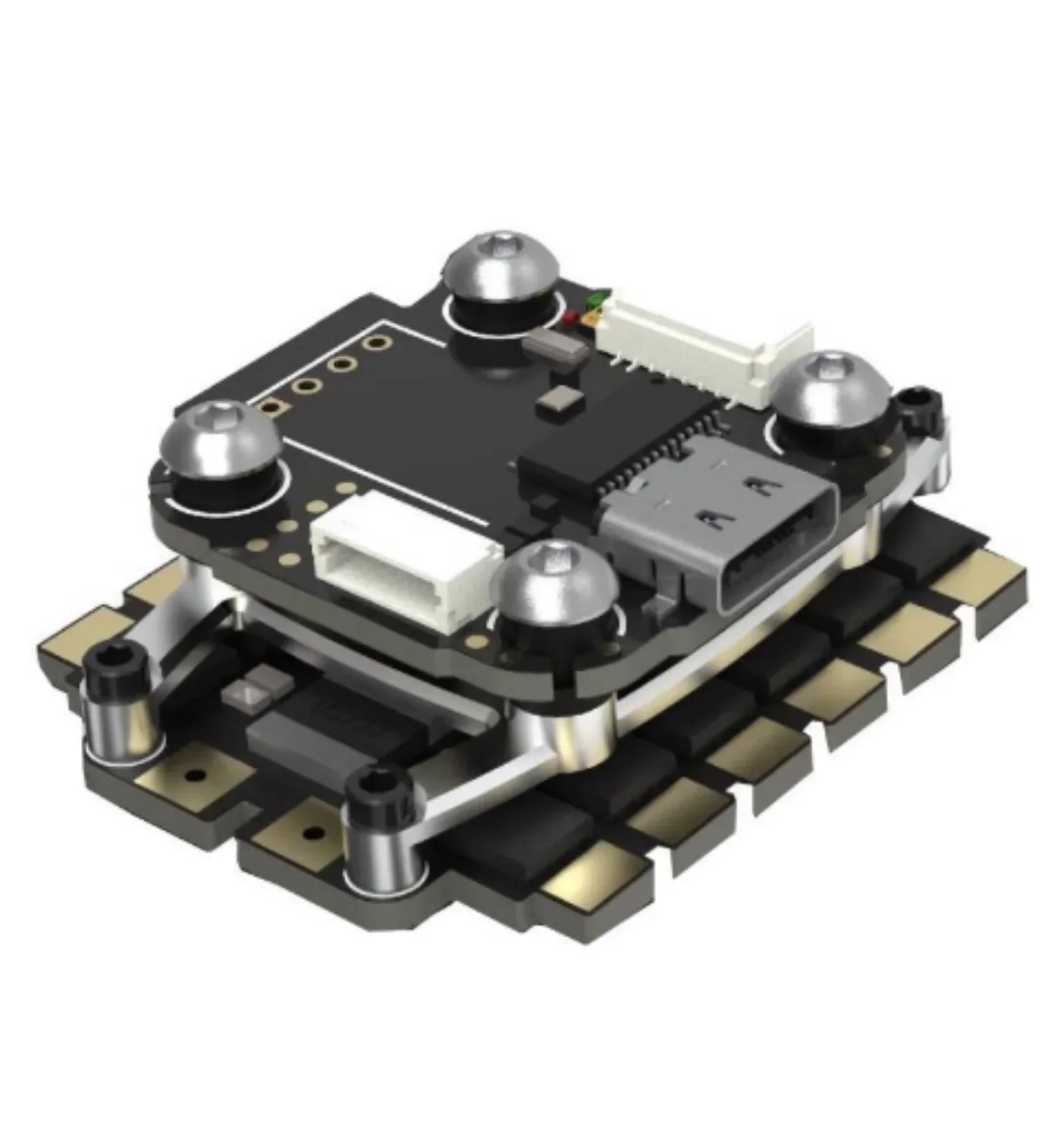 VoltSTBS Lucid FC Pro FC&ESC Stack MCU AT32F435RMT7 288MHz MPU-6000 39.5mm*16mm For FPV Freestyle Drones