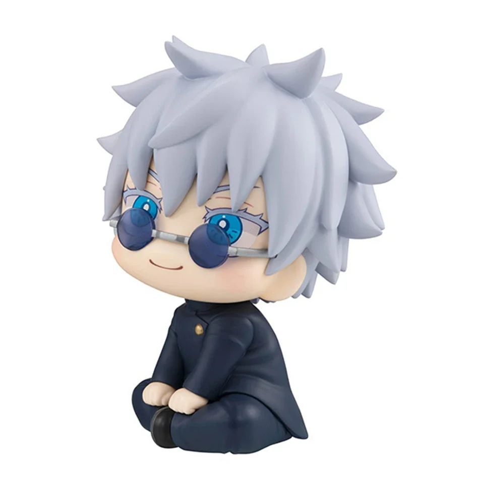 Figurka Anime Cute Fushiguro Toji Jujutsu Kaisen figurka Gojo Satoru wersja Q lalka Geto Suguru statua 10cm Model z pcv zabawki