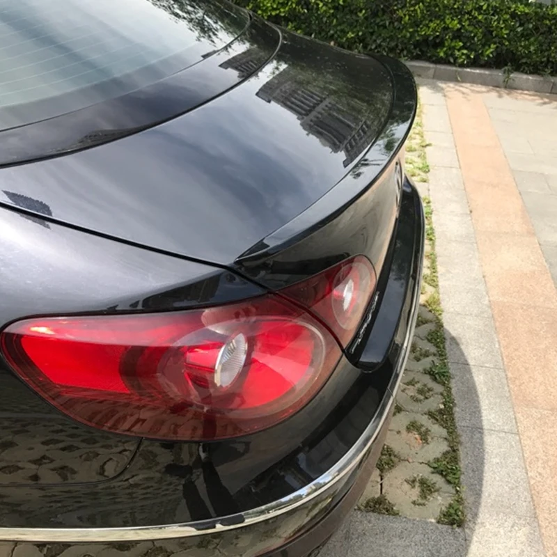 Per Volkswagen CC 2009-2018 di Alta Qualità In Plastica ABS Posteriore Tetto Spoiler Ala Tronco Labbro Boot Copertura Car Styling