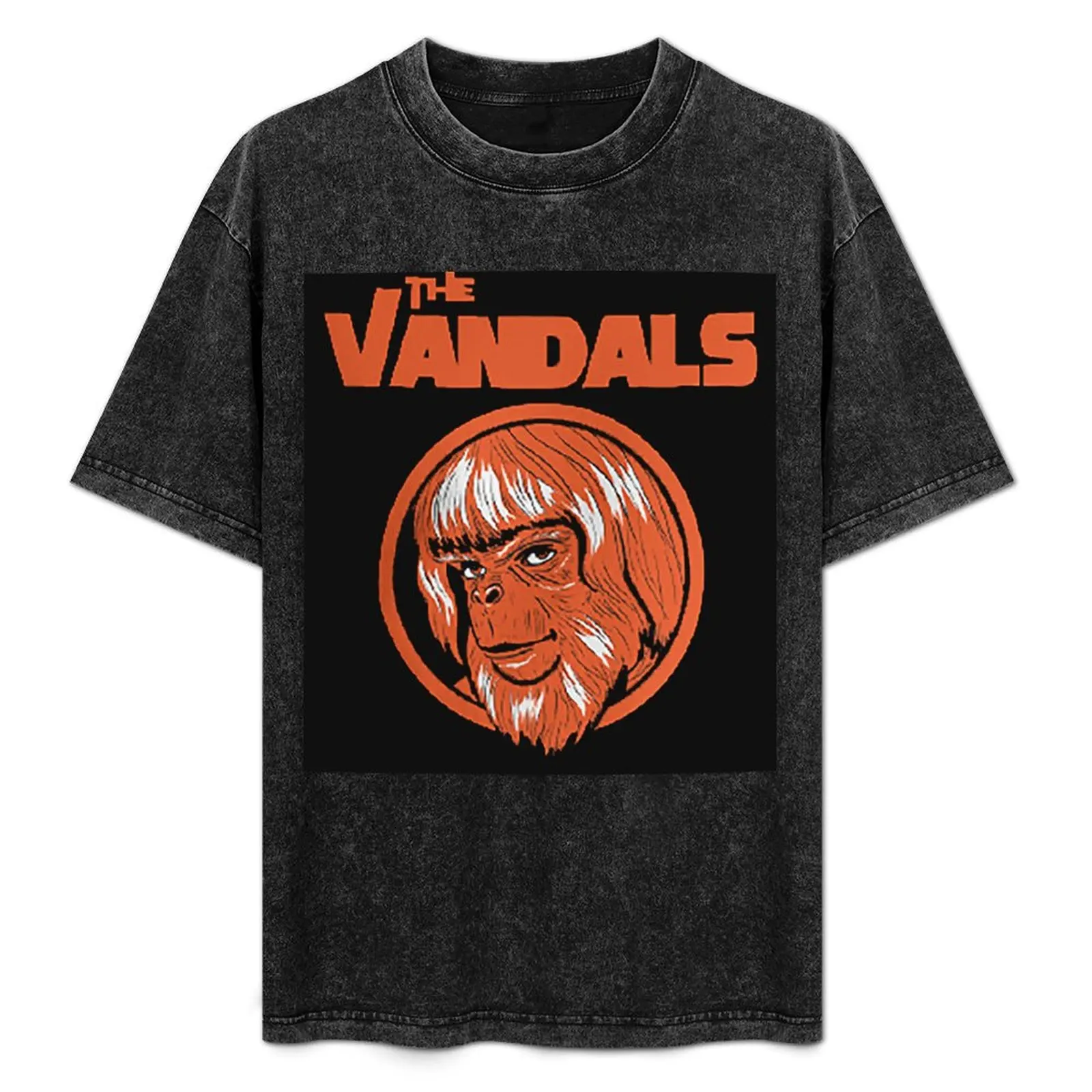 The vandals T-Shirt Simple Solid Color Crew Neck Tee