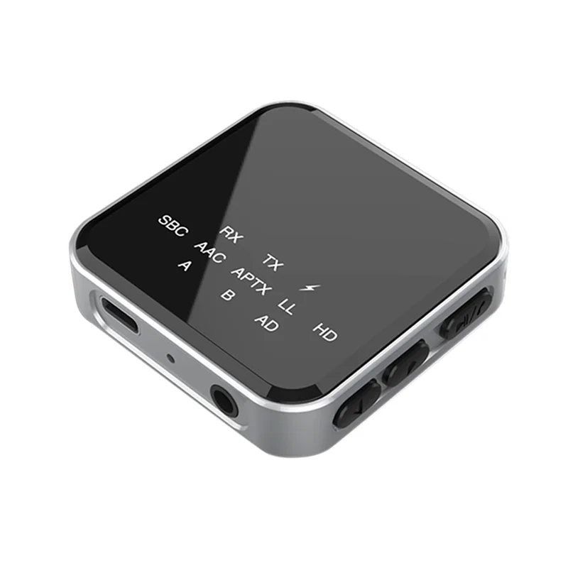 2 in 1 HiFi Bluetooth 5.2 AptX HD Transmitter Receiver Wireless 3.5mm AUX Optical AptX Adapter for Car TV Stereo System