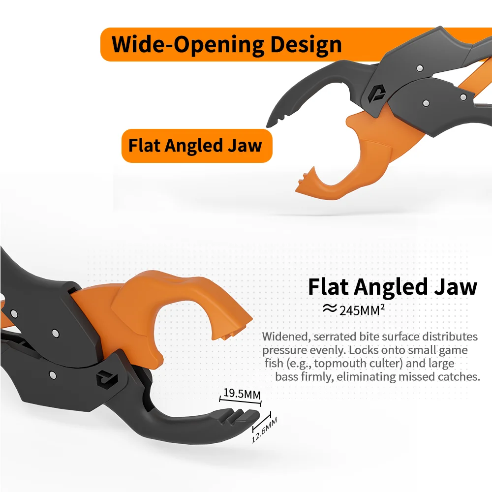Fishing Gripper Pliers Fish Lip Clip Grip Controller Fiberglass Grabber Fishing Clamp Tackle Tools Equipment Gear