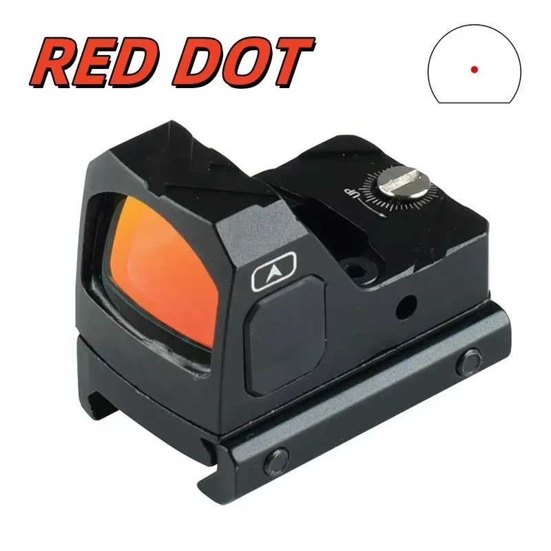 Mini Red Dot Sight Brightness Adjustable Hunting Multi Coated Hunting Collimator Compact Scopes For Airsoft / Hunting Rifle