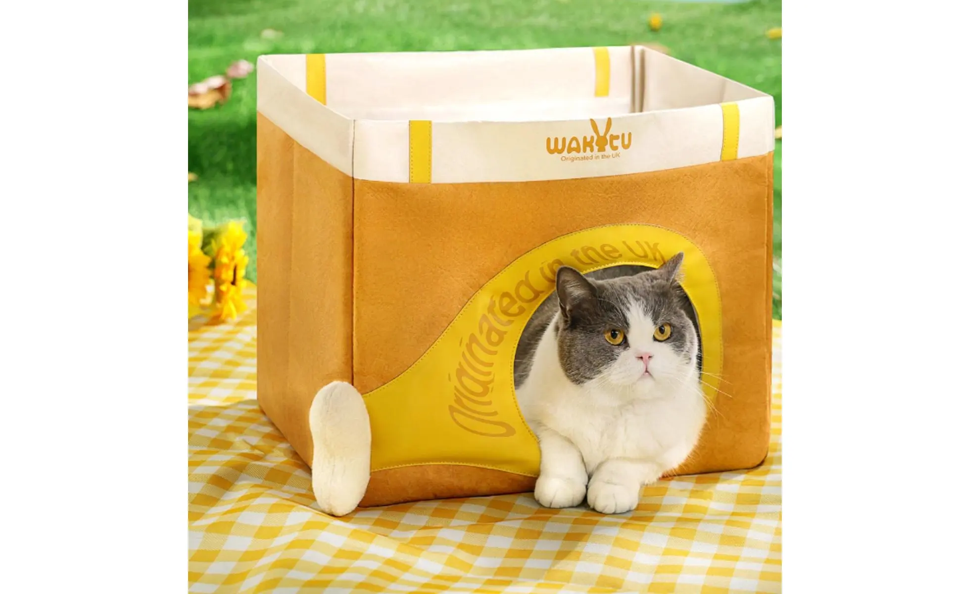Paper Feline House Large Space Feline Scratch House Pet Furniture Lightweight Tear-Resistant for Indoor Paper Feline House Large Space Feline Scratch House Pet Furniture Lightweight Tear-Resistant for Indoor