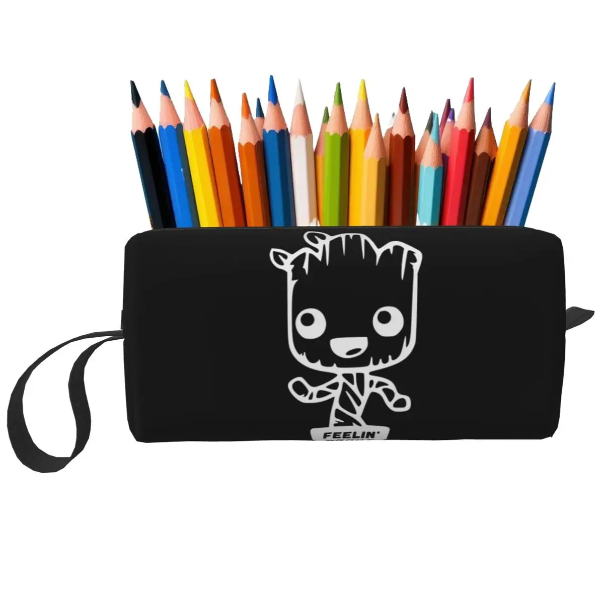 

Feelin Groot Dancing Pencil Case for Boy Girl Gifts Pen Box Pencil Bag Stationery Supplies Women Cosmetic Bag Organizer Pouch
