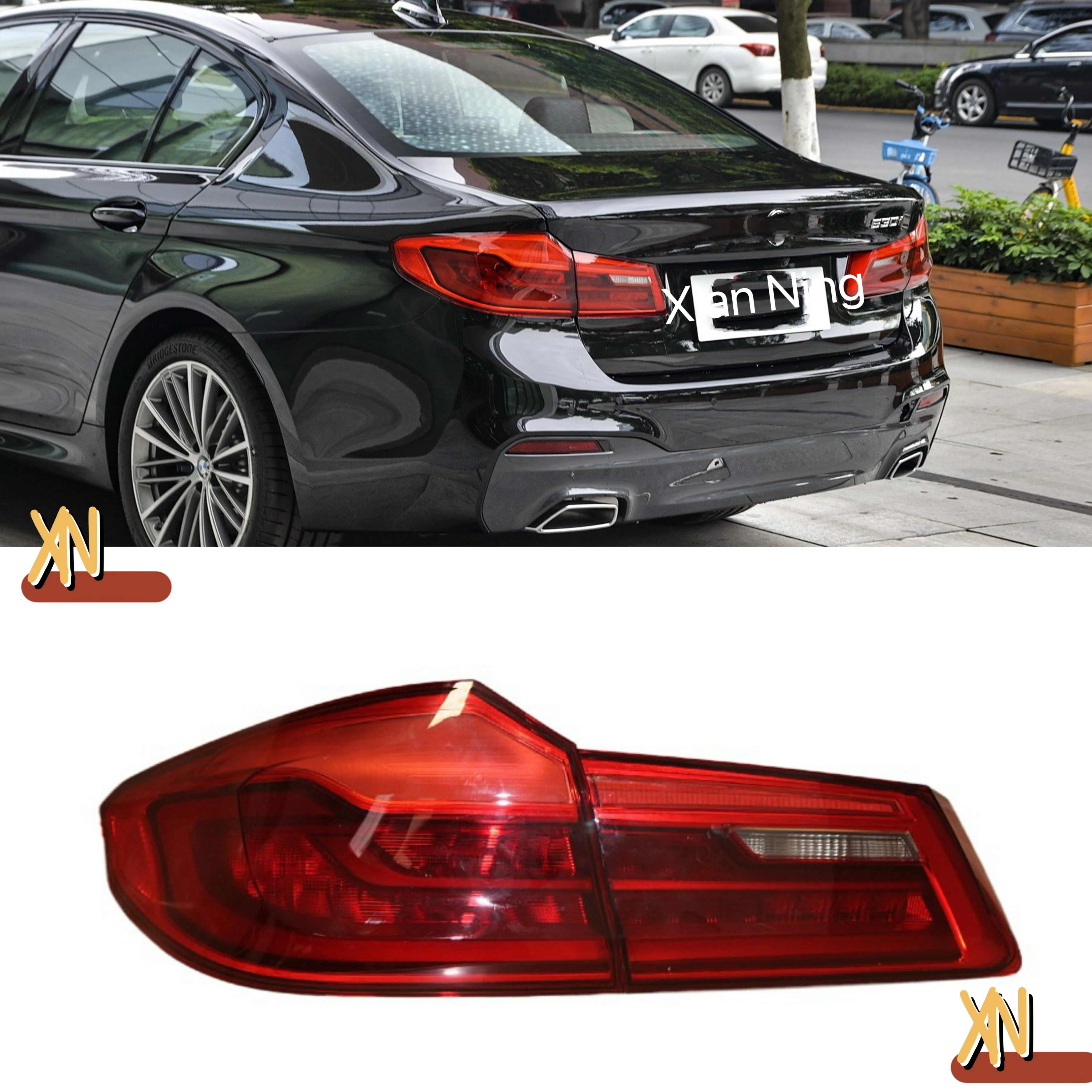 

Fit For BMW 5 Series Taillight Assembly 2017-2020 BMW G30 Taillight Assembly G38 Stop Lamp For Replacement Plug And Play