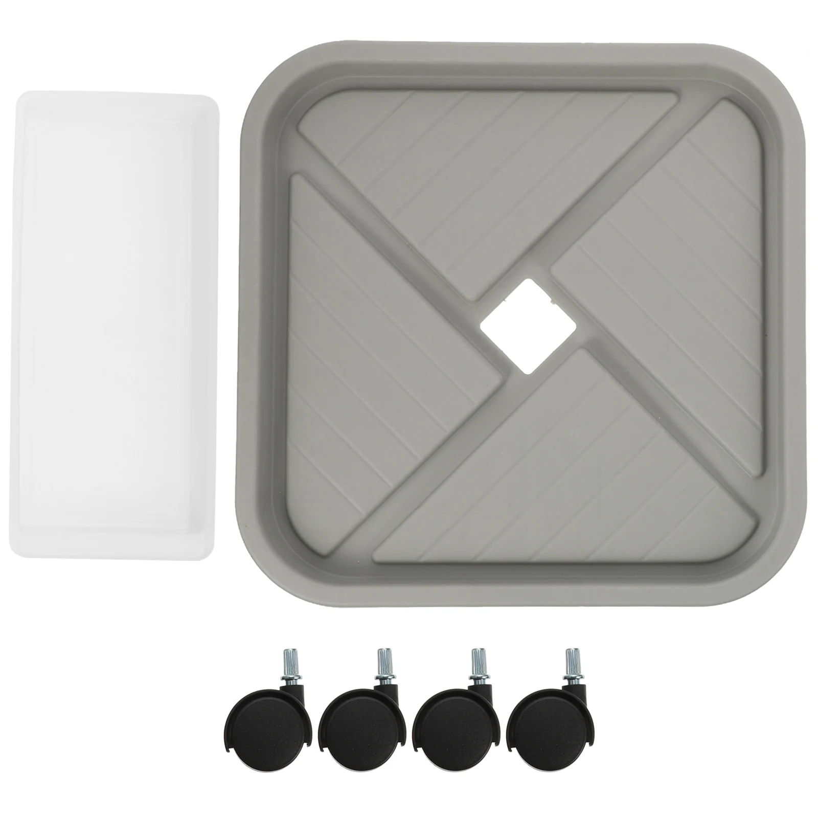 

Flowerpot Tray with Wheel Thickened Plastic Planter Trolley Large Heavy-Duty Plant Pot Mover Rolling Plant Stand