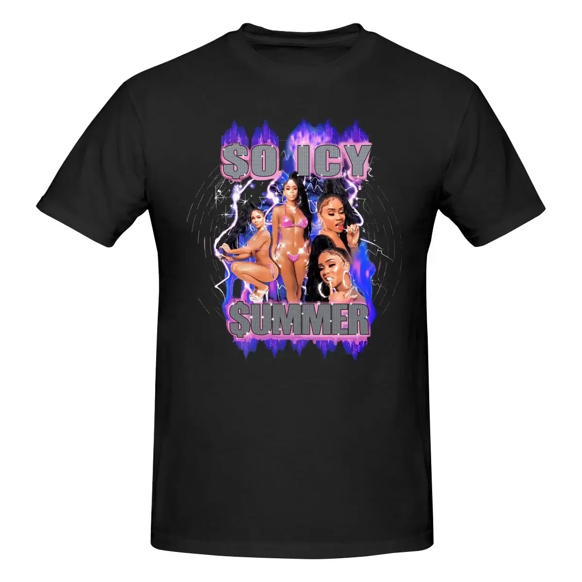 

Saweetie So Icy Summer Vintage Retro Style Classic T Shirt long or short sleeves