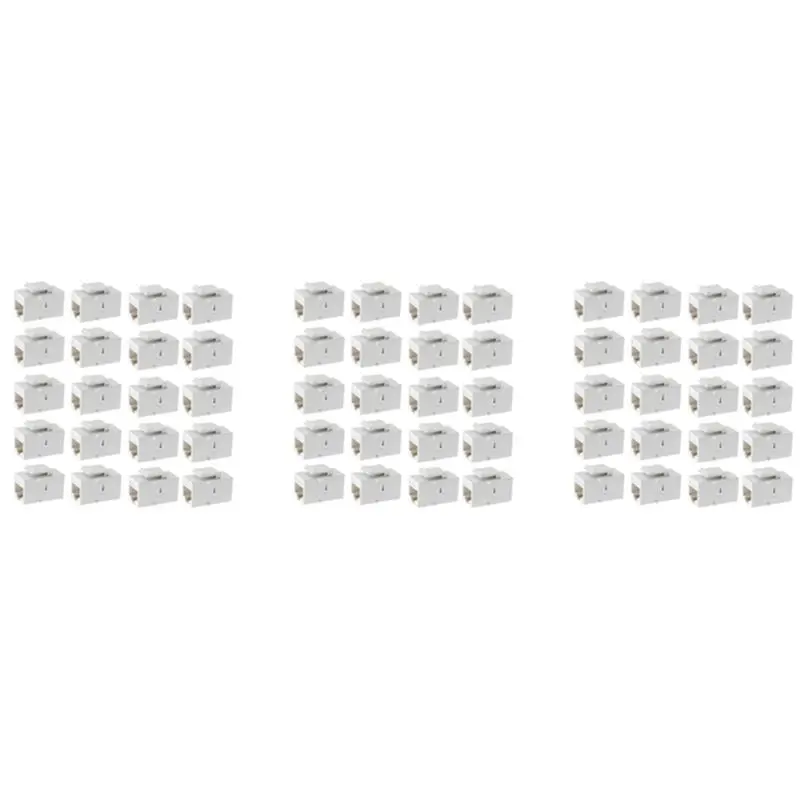 高性能イーサネット・キーストーン・カプラー、cat6-rj45キーストーン・ジャック、インライン・メス型コネクター、60個入り