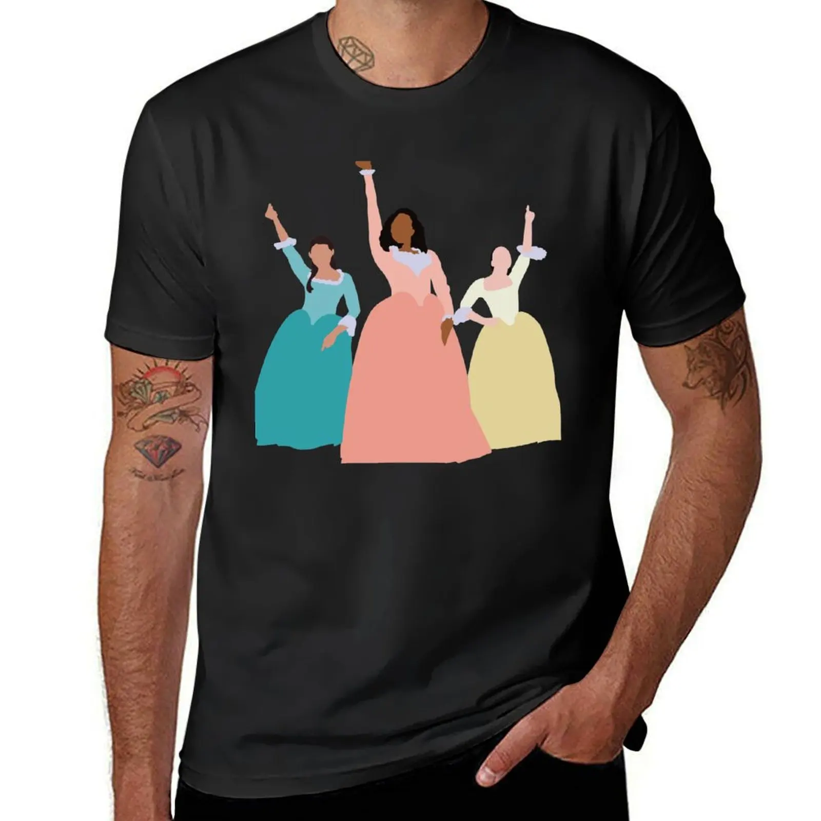 

Schuyler Sisters T-Shirt Aesthetic clothing vintage t shirts for men