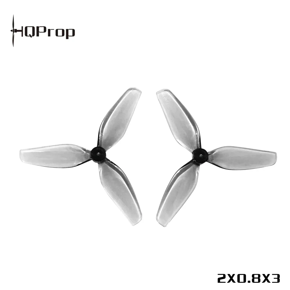 HQPROP 2X0.8X3  Propeller 1MM for FPV Freestyle 2inch Cinewhoop Drones DIY Parts For FPV Drone Accessories