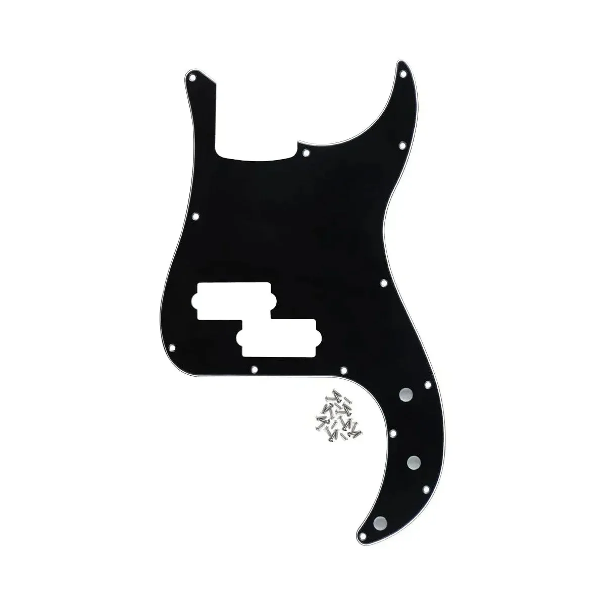 3Ply P Bass Pickguard 13-Hole PB Scratch Plate Guitar Pickguard For 4 String Precision Bass Guitar