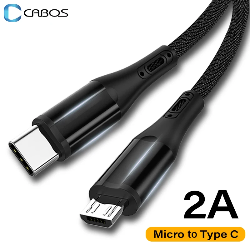 

USB Type C to Micro USB OTG Adapter 2A Fast Charging Data Cable for Samsung Xiaomi Huawei MacBook Pro Mobile Phone Type C Cable